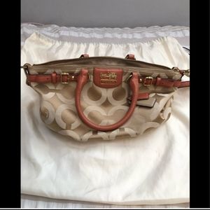 Coach Op Art Madison Sophia Satchel Bag Purse